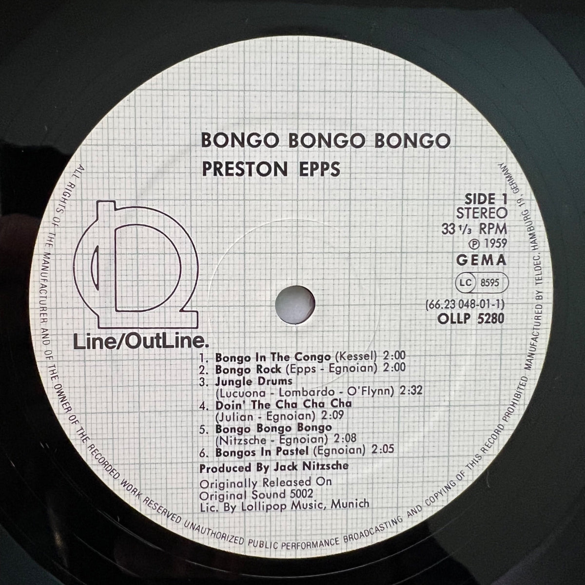 Preston Epps - Bongo Bongo Bongo / D-Press. 1983 - (M-/M-)