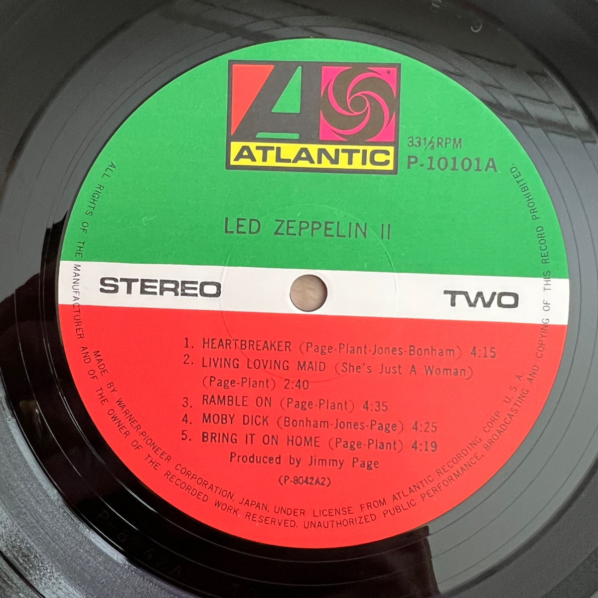 Led Zeppelin - II / Japan-Press. 1976 - (M-/M-)