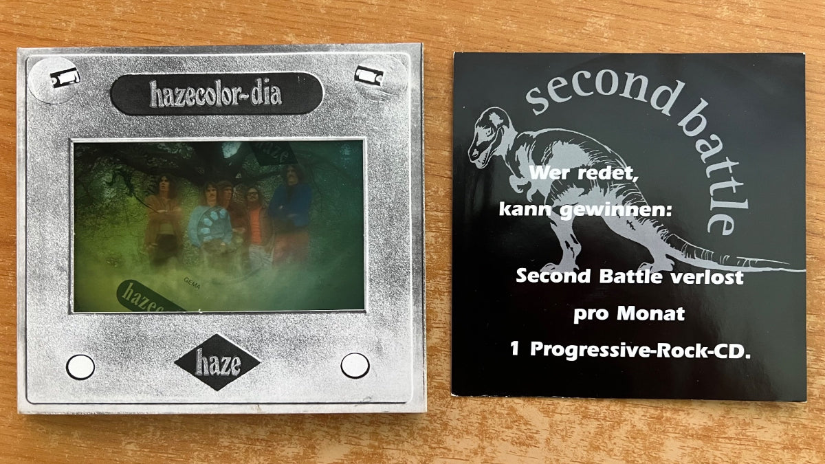 Haze - Hazecolor slide / CD - 1st D-Press. 1997 on CD - Swiss Prog Rock - (M-/M-)
