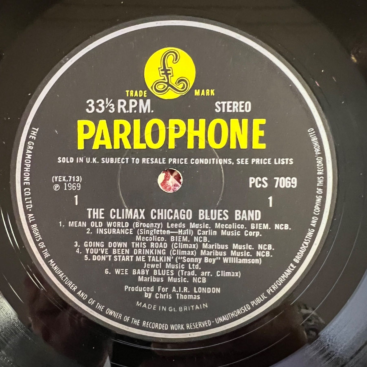 Climax Chicago Blues Band - Idem / 1re édition britannique. 1969 - (M-/VG++)