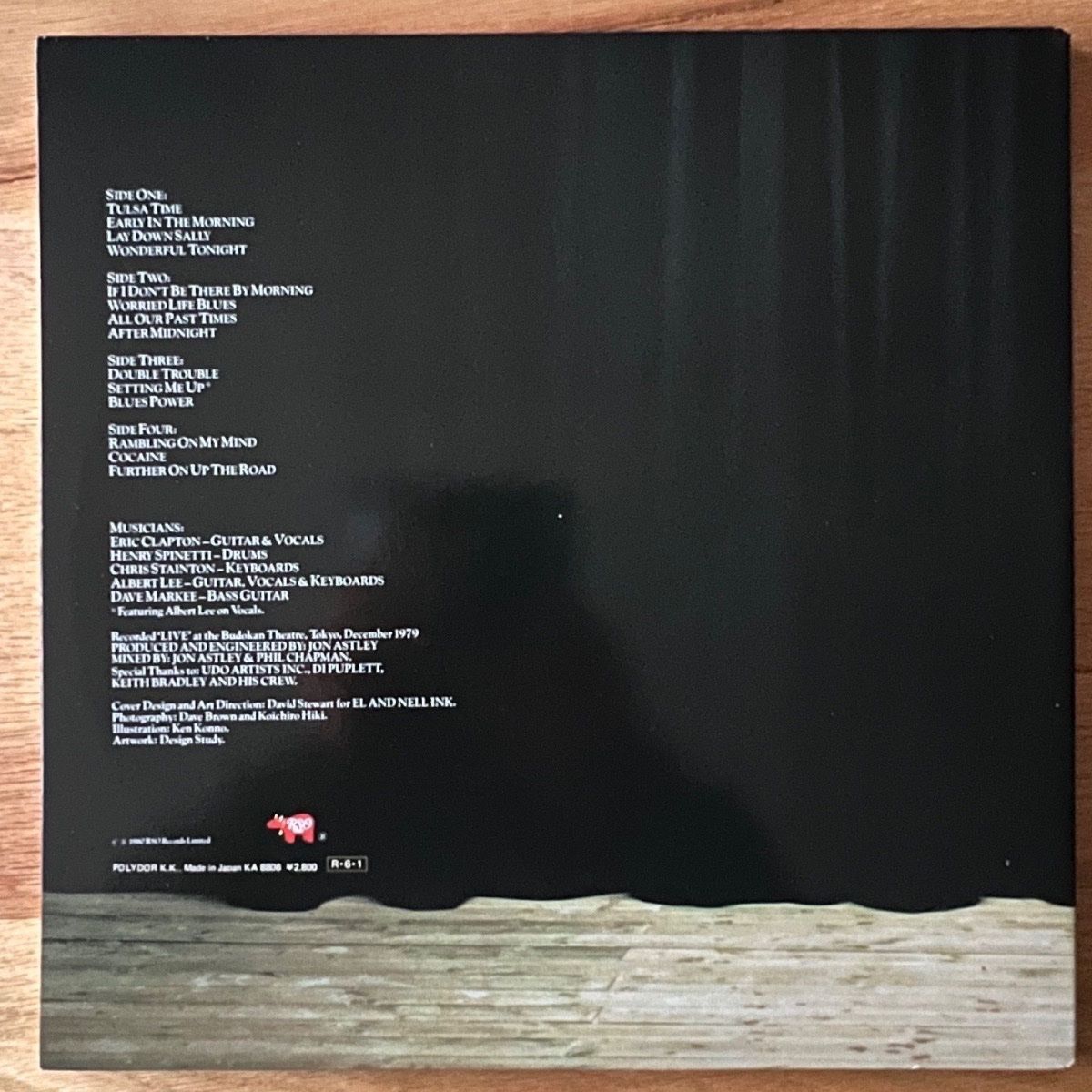 Eric Clapton - Just One Night / 2 LP Japan Press. 1988 - (M-/M-)