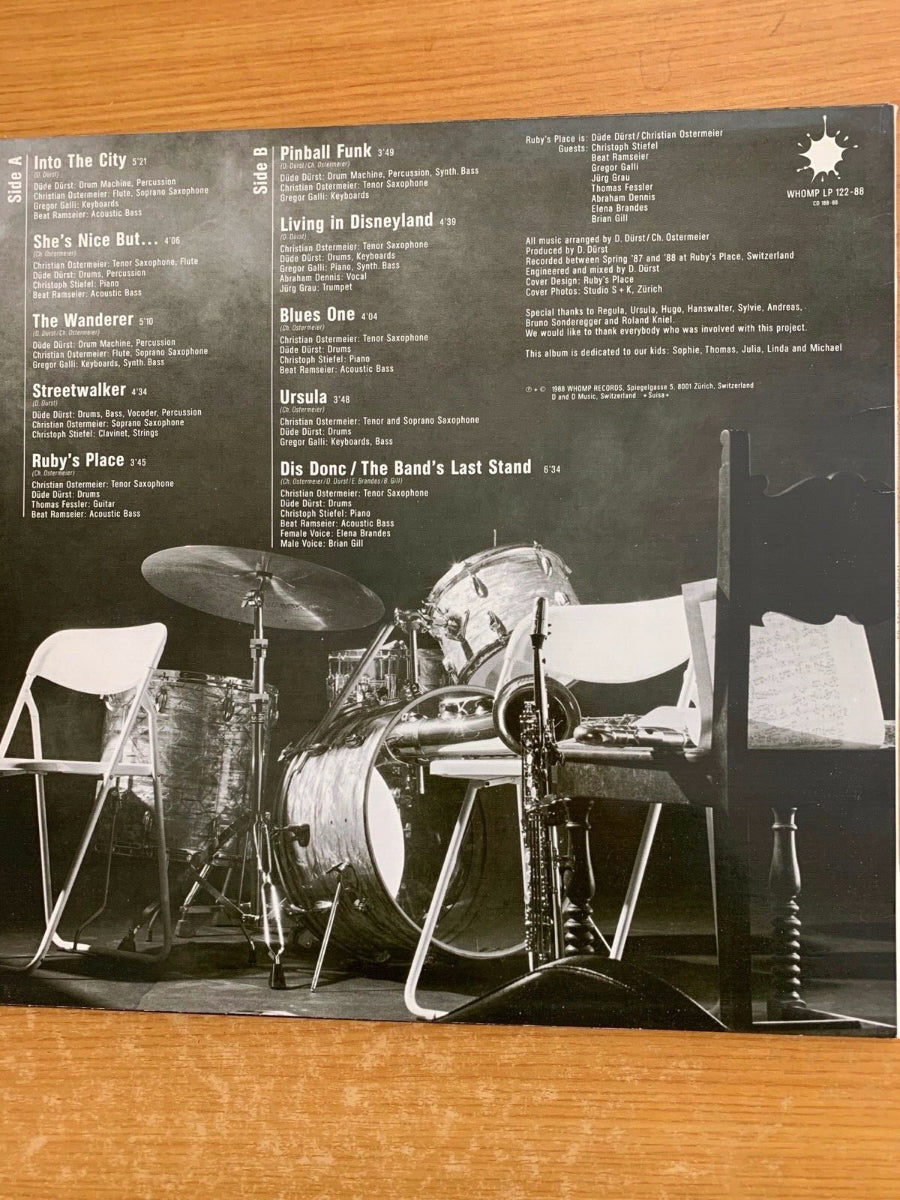 Düde Dürst & Christian Ostermeier - Ruby's Place / 1. Presse Suisse. 1988 - (M-/M-)