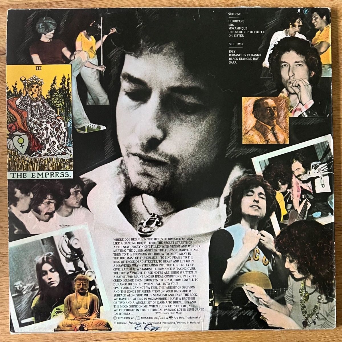 Bob Dylan - Desire / NL Press. 1976 - (M-/VG++)