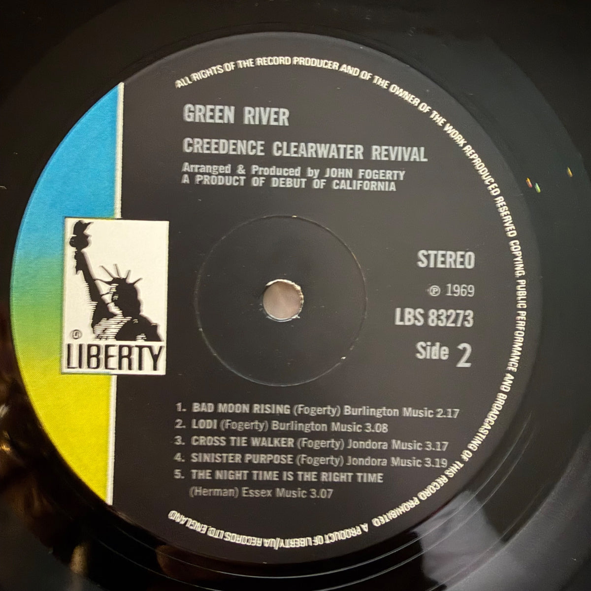 Creedence Clearwater Revival - Green River / 2. UK-Pres. 1970 - (M-/M-)