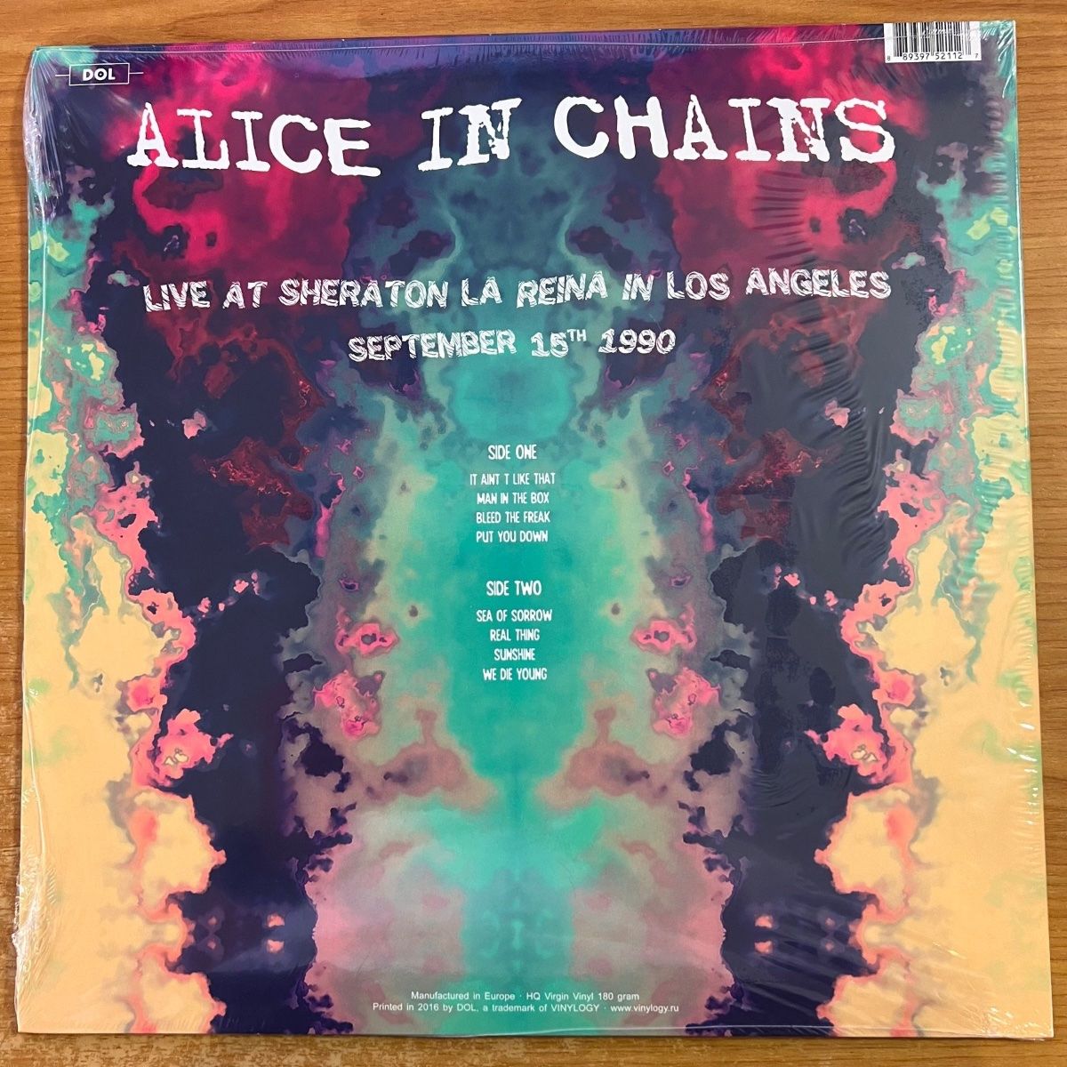 Alice In Chains - Live At Sheraton / 1. EU-Press 2016 -180gr - (Mint/Mint Sealed)