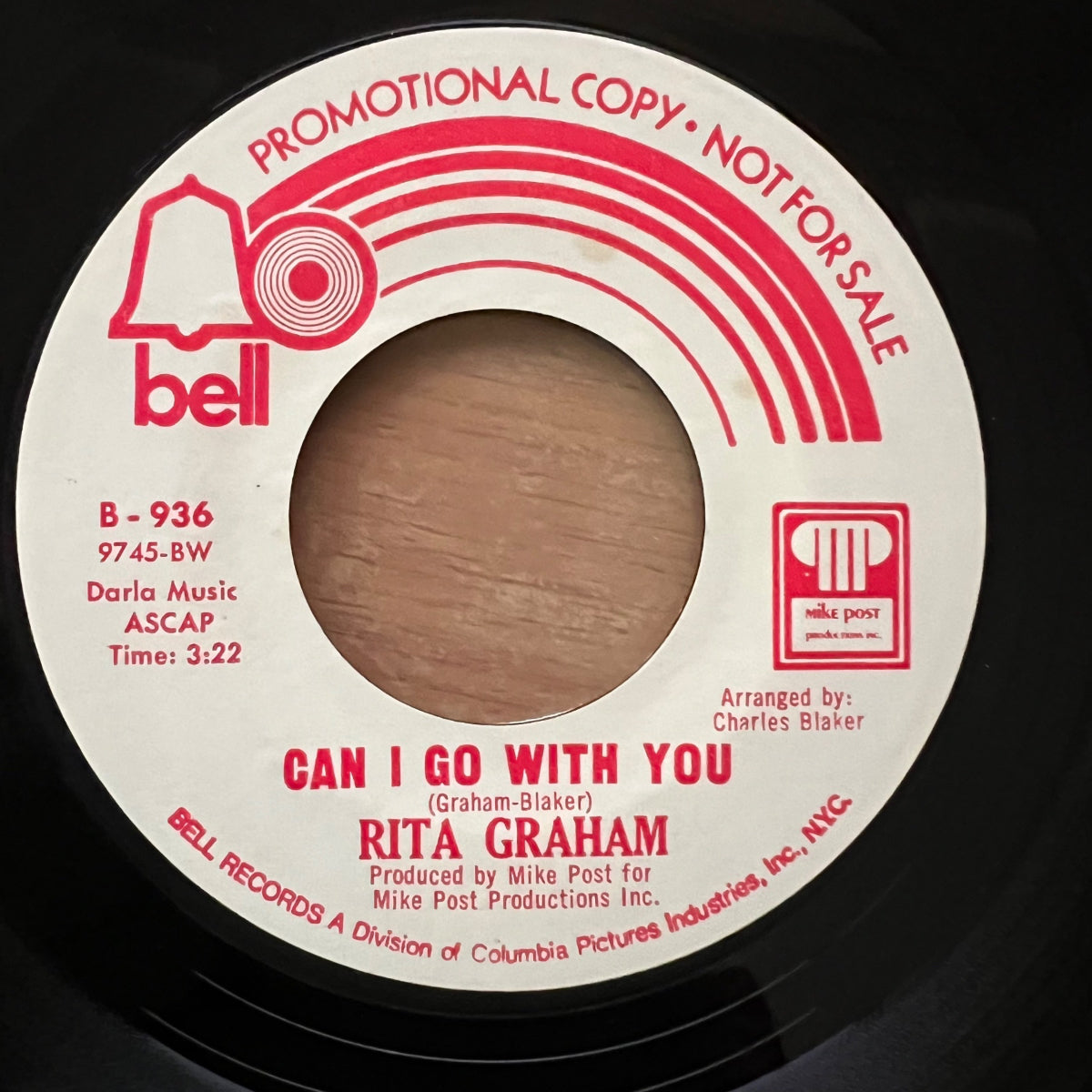 Rita Graham - Baby, I Can't Tell You / US-Promo 1970 - (VG++/Neutral)