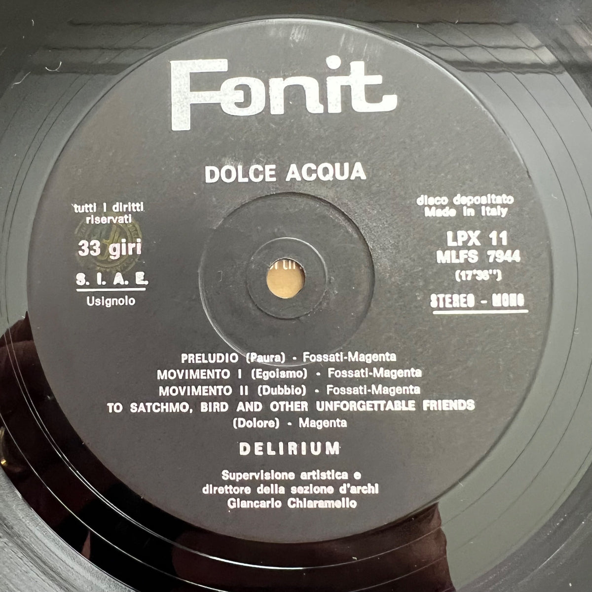 Delirium - Dolce Acqua / 1. Italie-Press. 1971 - (M-/M-)