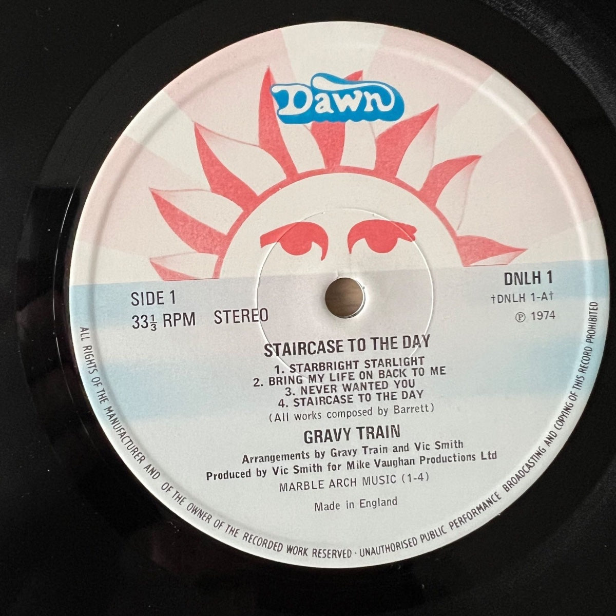 Gravy Train - Staircase To The Day / 1. UK-Press. 1974 - (M-/VG++)