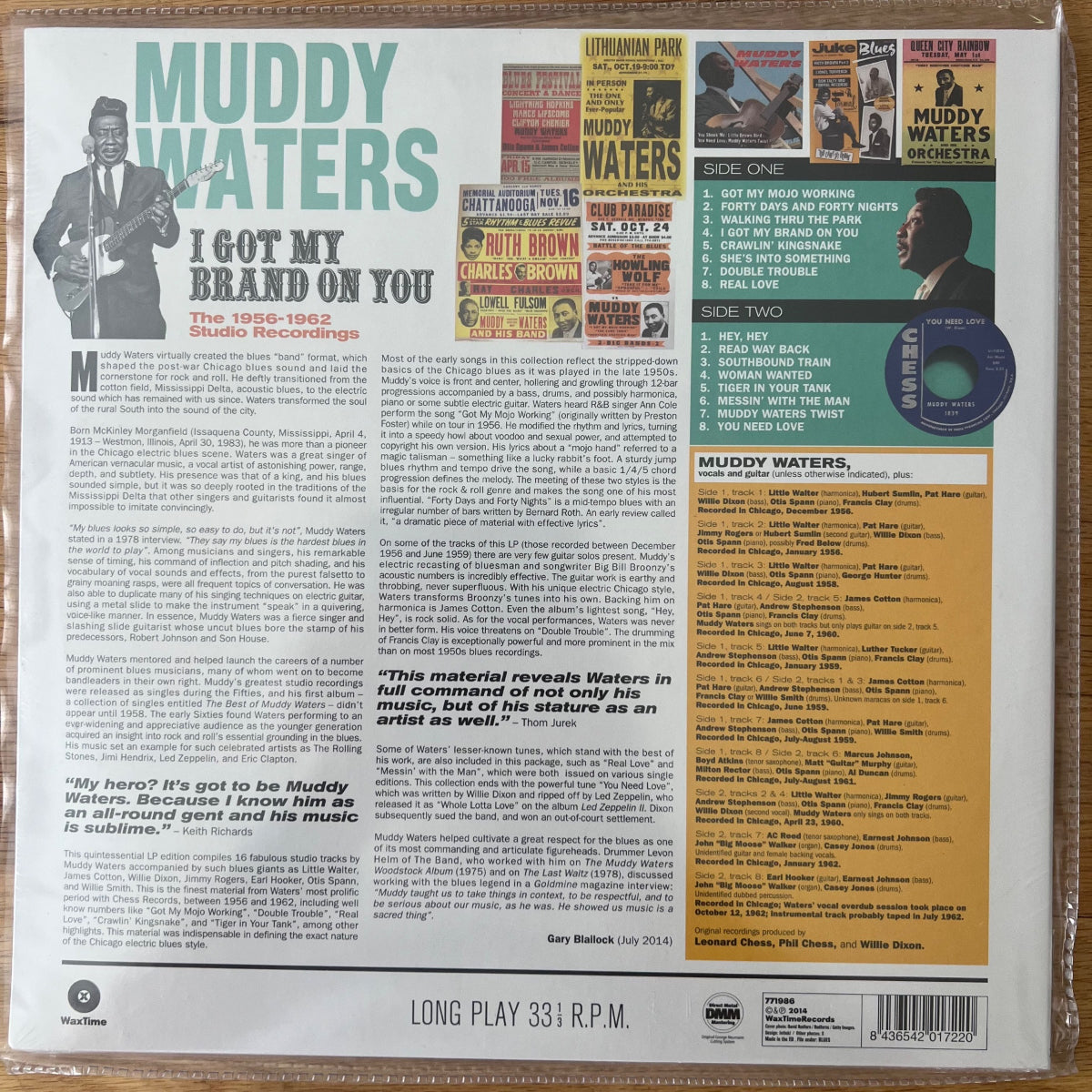 Muddy Waters - I Got My Brand On You / EU Press. 2015 - High Quality - (Mint & Sealed)