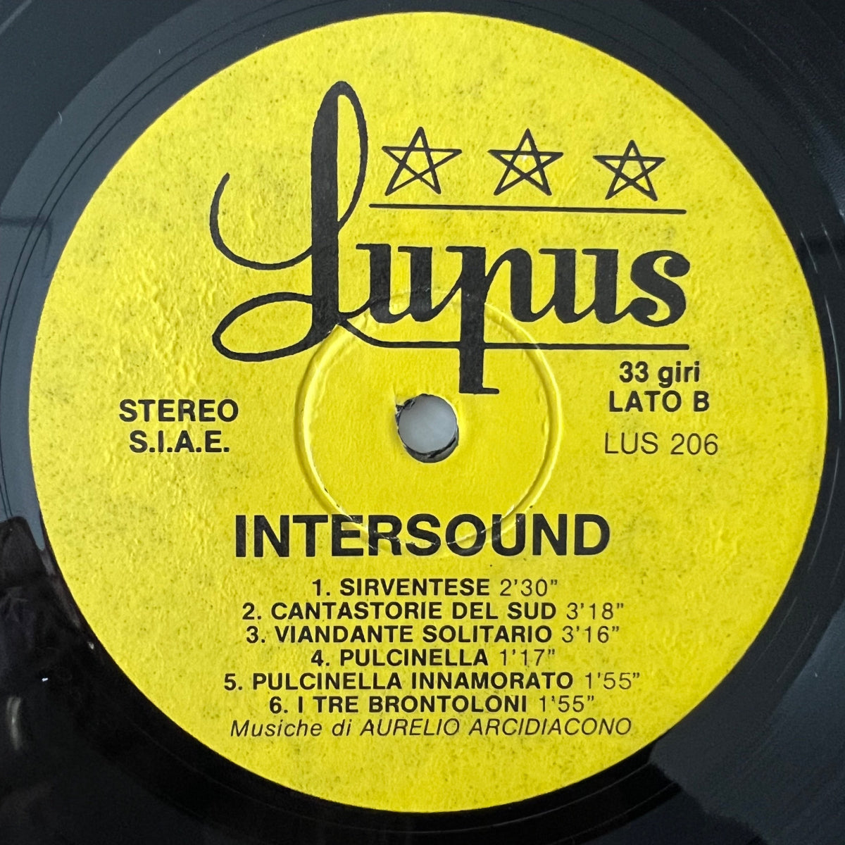 Aurelio Arcidiacono - Intersound / 1. Italy-Press. 1978 - (M-/VG++)