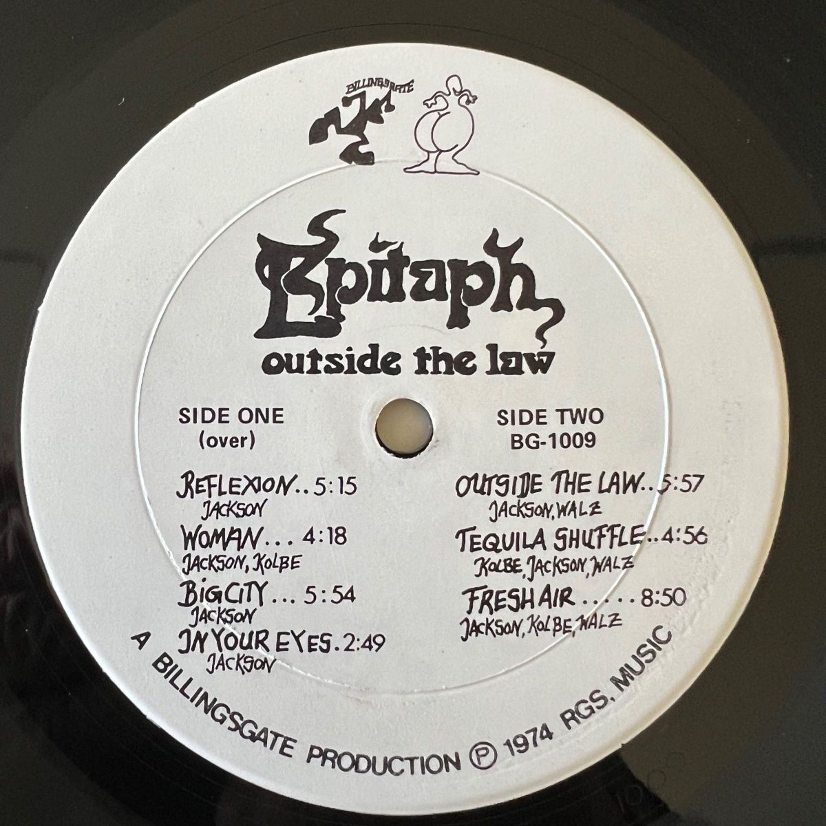 Epitaph - Outside The Law / 1. US-Press. 1974 - (M-/VG++)