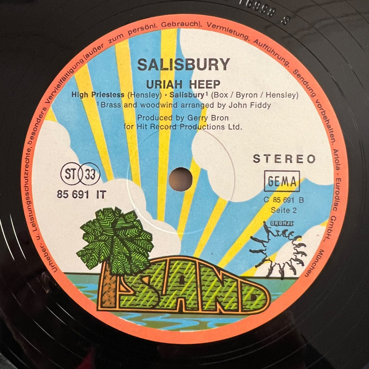 Uriah Heep - Salibury / 2. D-Press. 1971 - (VG++/VG+)