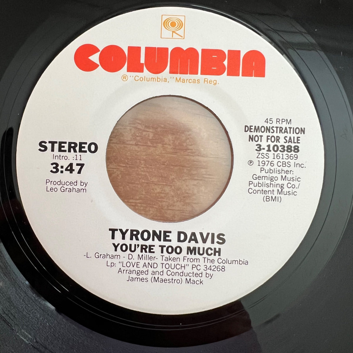 Tyrone Davis - Give It Up / US-Promo 1976 - (M-/Neutral)