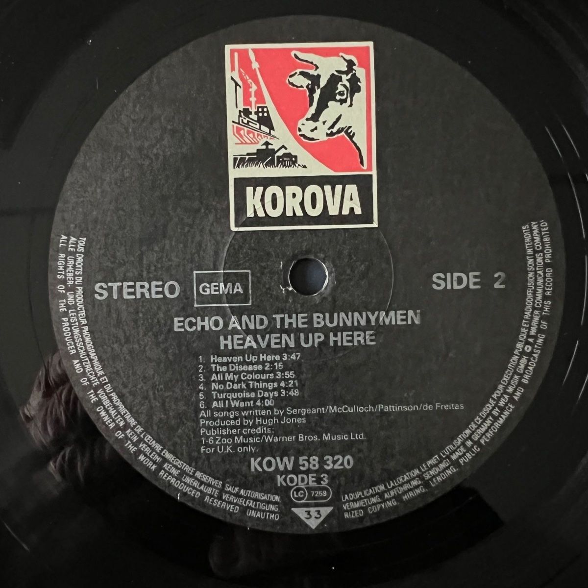 Echo & The Bunnymen - Le Paradis ici-haut / 1. D-Press. 1981 - (VG++/VG+)