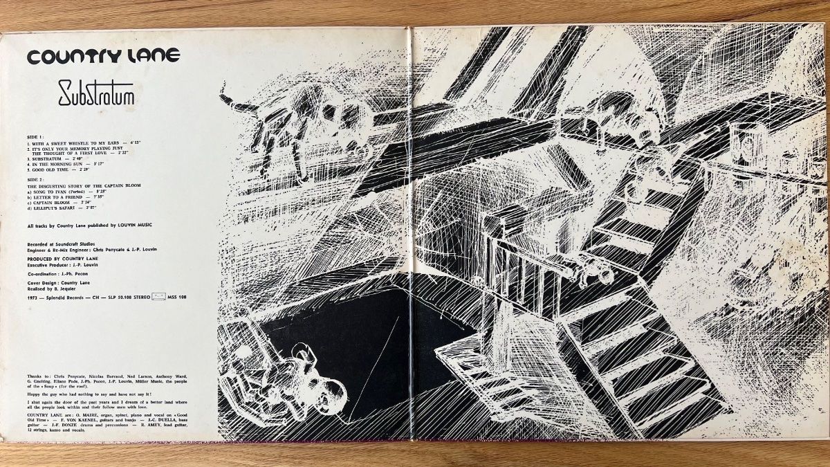 Country Lane - Substratum / 1. Swiss-Press. 1973 - (M-/VG++)
