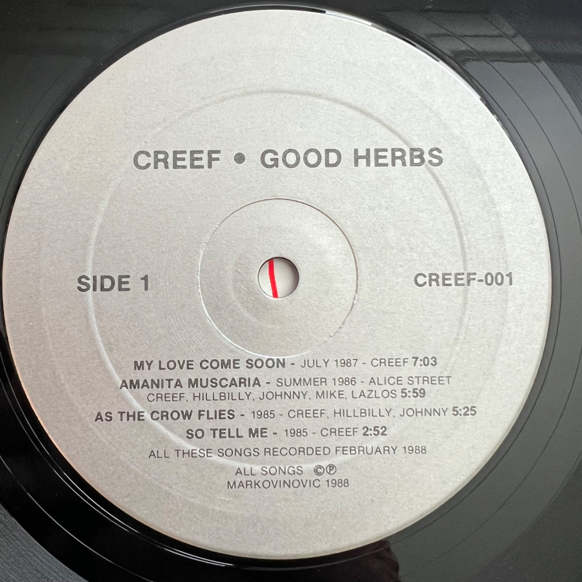 Crew - Good Herbs / 1. Canada Press. 1989 - (M-/M-)