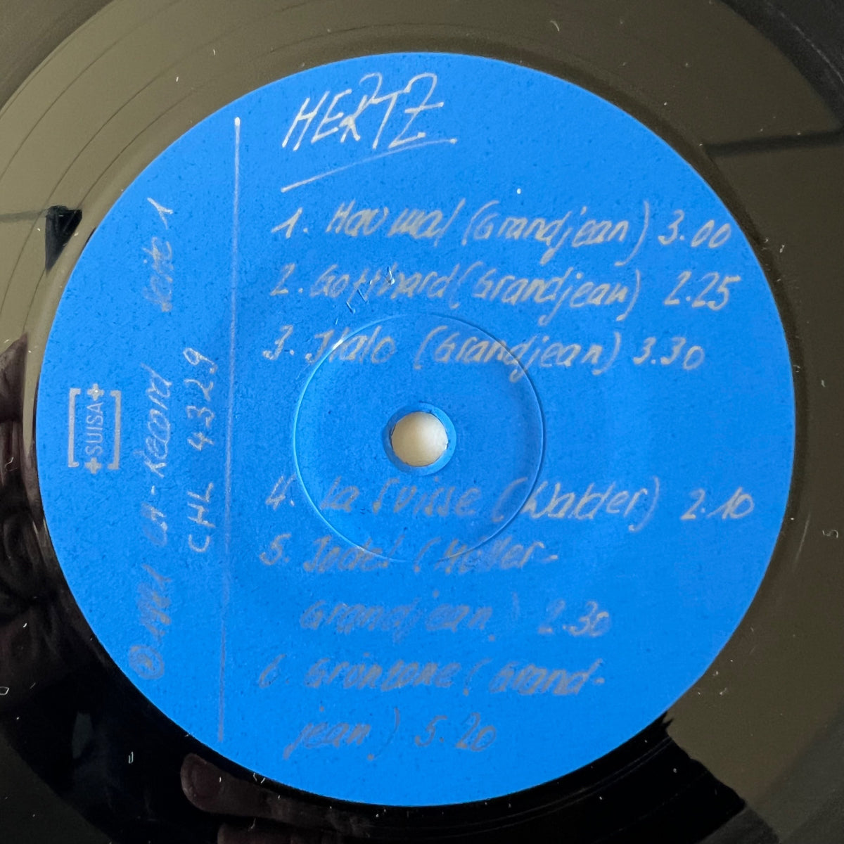 Hertz - Same / 1. Swiss-Press. 1981 - Swiss New Wave - (M-/VG++)