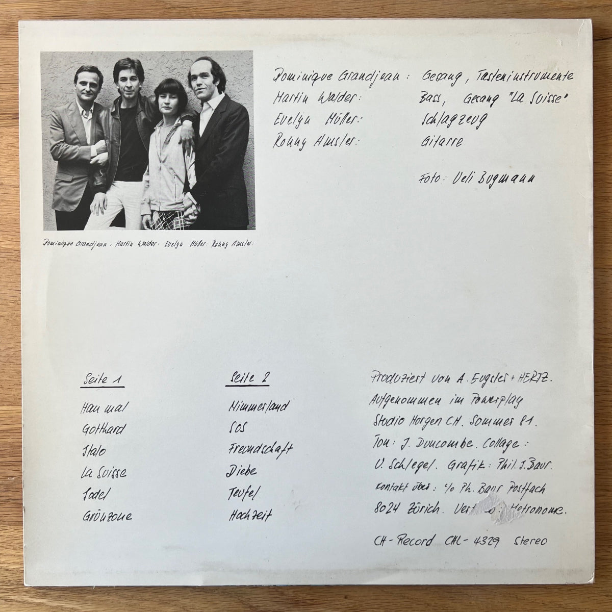 Hertz - Same / 1. Swiss-Press. 1981 - Swiss New Wave - (M-/VG++)
