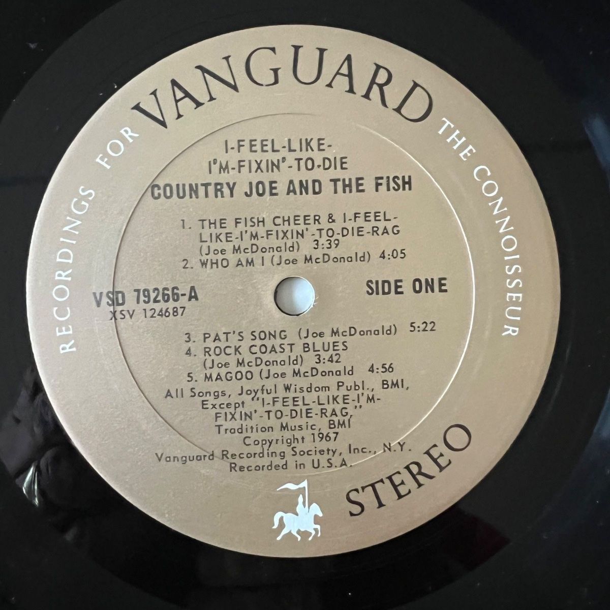 Country Joe & The Fish - I Feel Like I'm.. /1 . US-Press. 1967 - (M-/VG++)