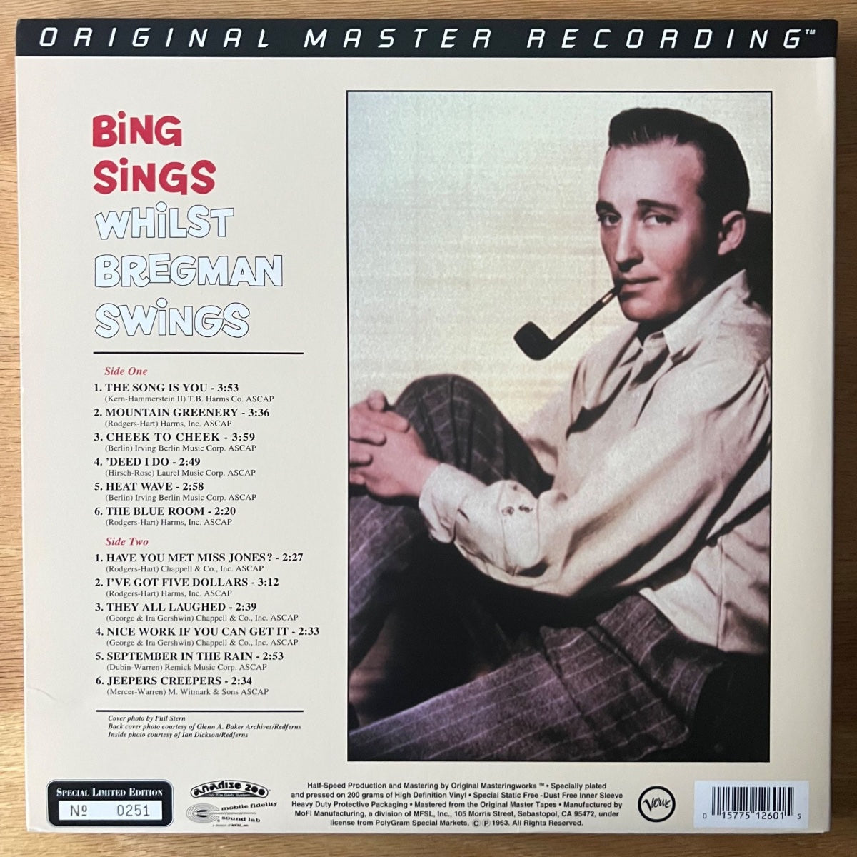 Bing Crosby & Buddy Bregman - Bing Sings.. / Audioph. MFSL 1996 - (M-/M-)