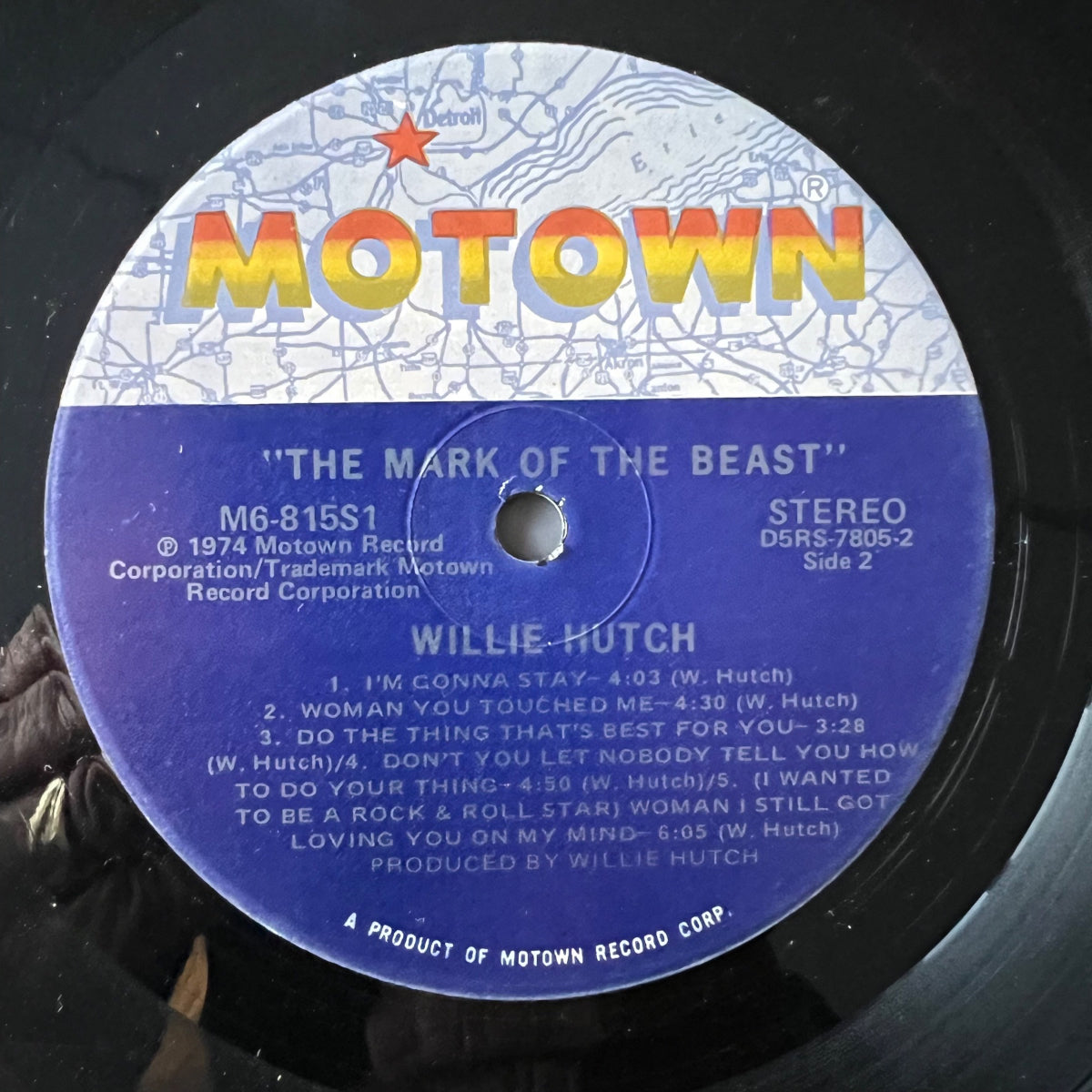 Willie Hutch - La Marque de la Bête / 1. Édition américaine. 1974 - (M-/VG++)