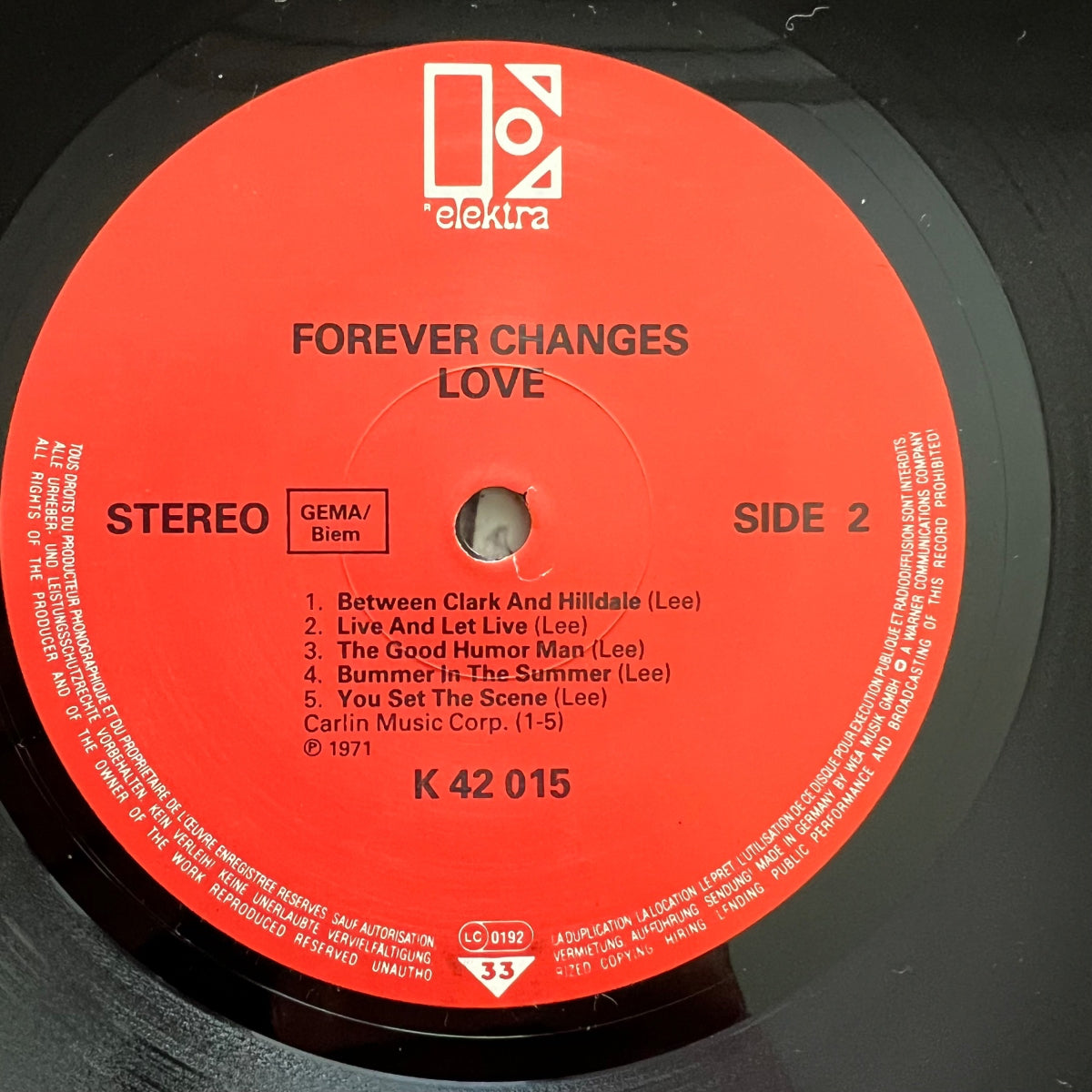 Love - Forever Changes / EU-Press. 198? - (M-/M-)