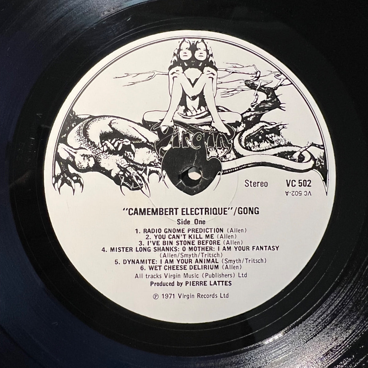 Gong - Camembert Electrique / UK-Press. 1974 - (M-/VG+)
