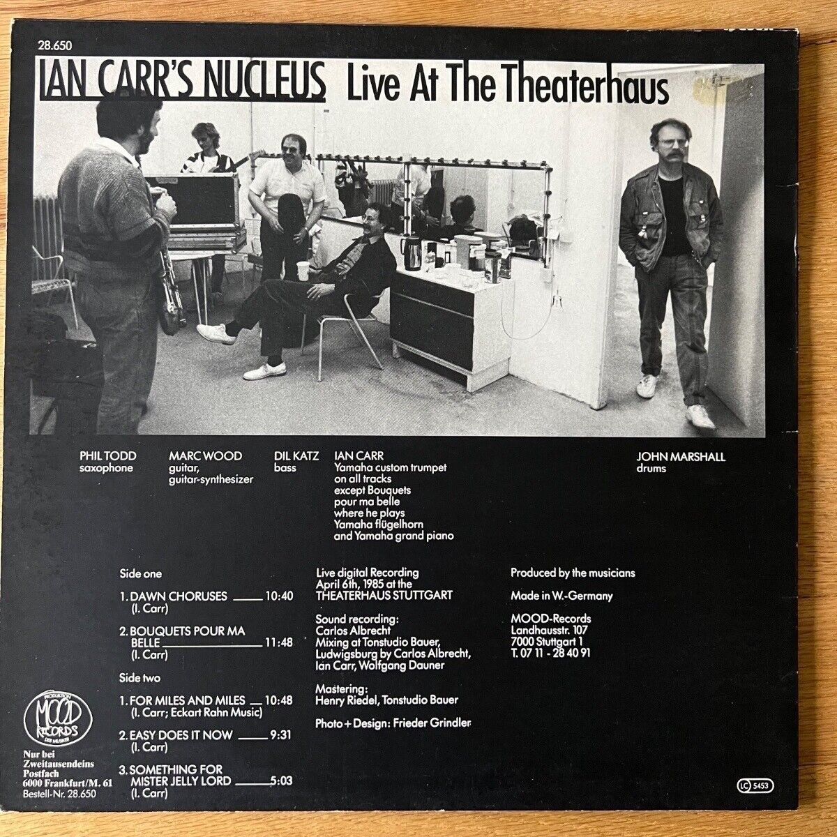Ian Carr's Nucleus - Live At The Theaterhaus / 1st D 1985 - (M-/VG++)