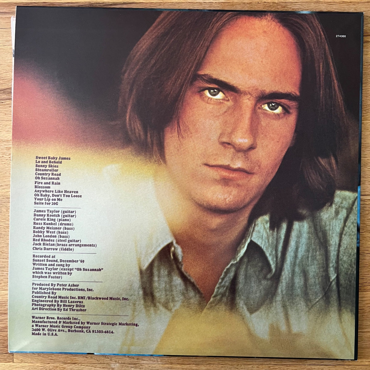 James Taylor - Sweet Baby James / US 2008 - Audiophile Press. - (Mint)