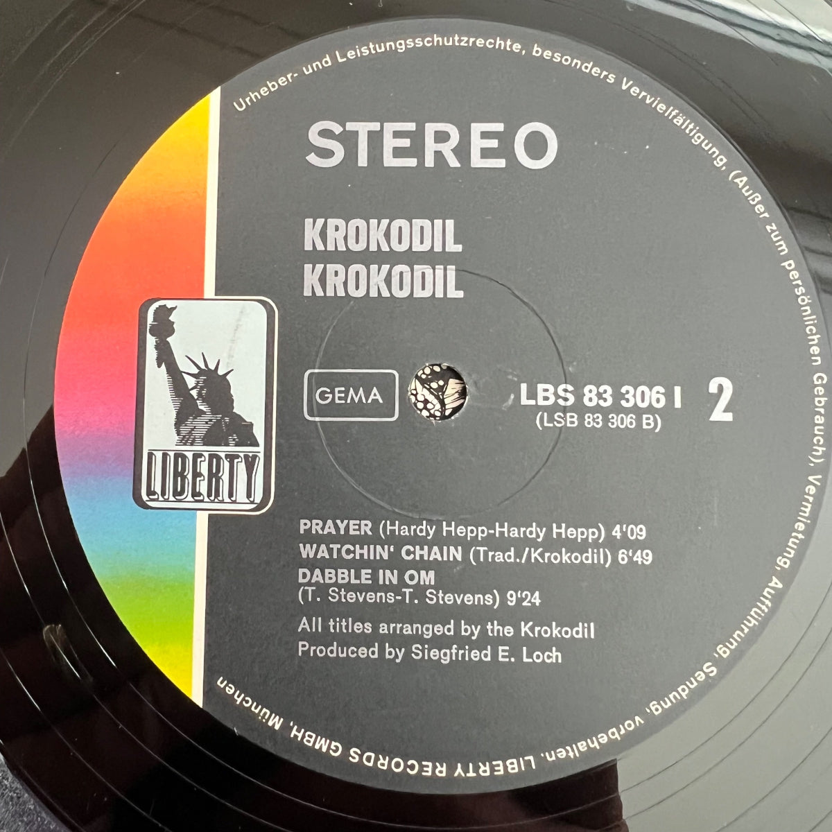 Krokodil - Same / 1. D-Press. 1969 - (VG+/VG+)