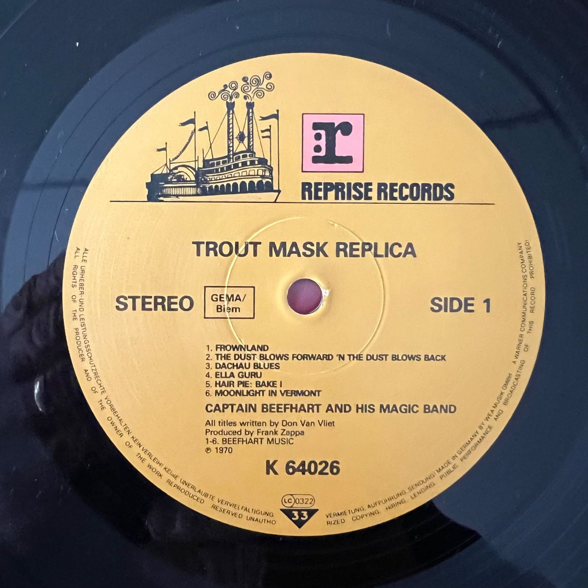 Captain Beefheart - & His Magic Band - Trout Mask Replica / D-Press. RE from 1969 - (M-/M-)
