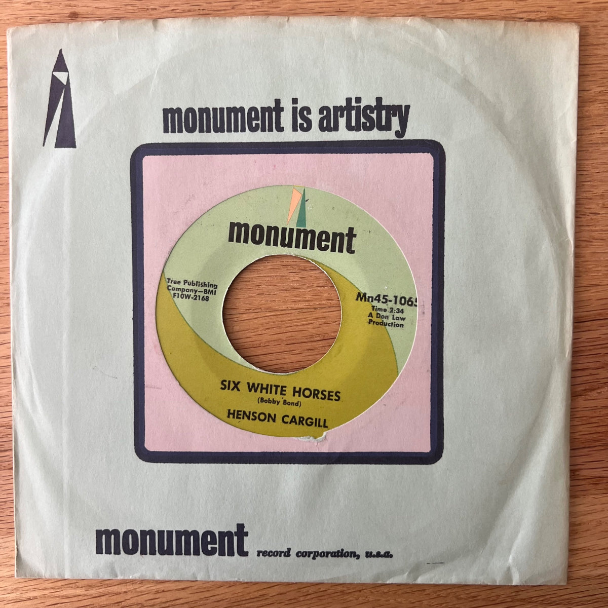 Henson Cargill - Row Row Row / 1. US-Press. 1968 - (M-/VG+)