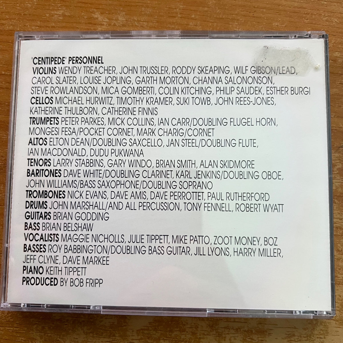 Centipede - September Energy / CD - 1. Denmark Press. 1992 - (M-/VG++)