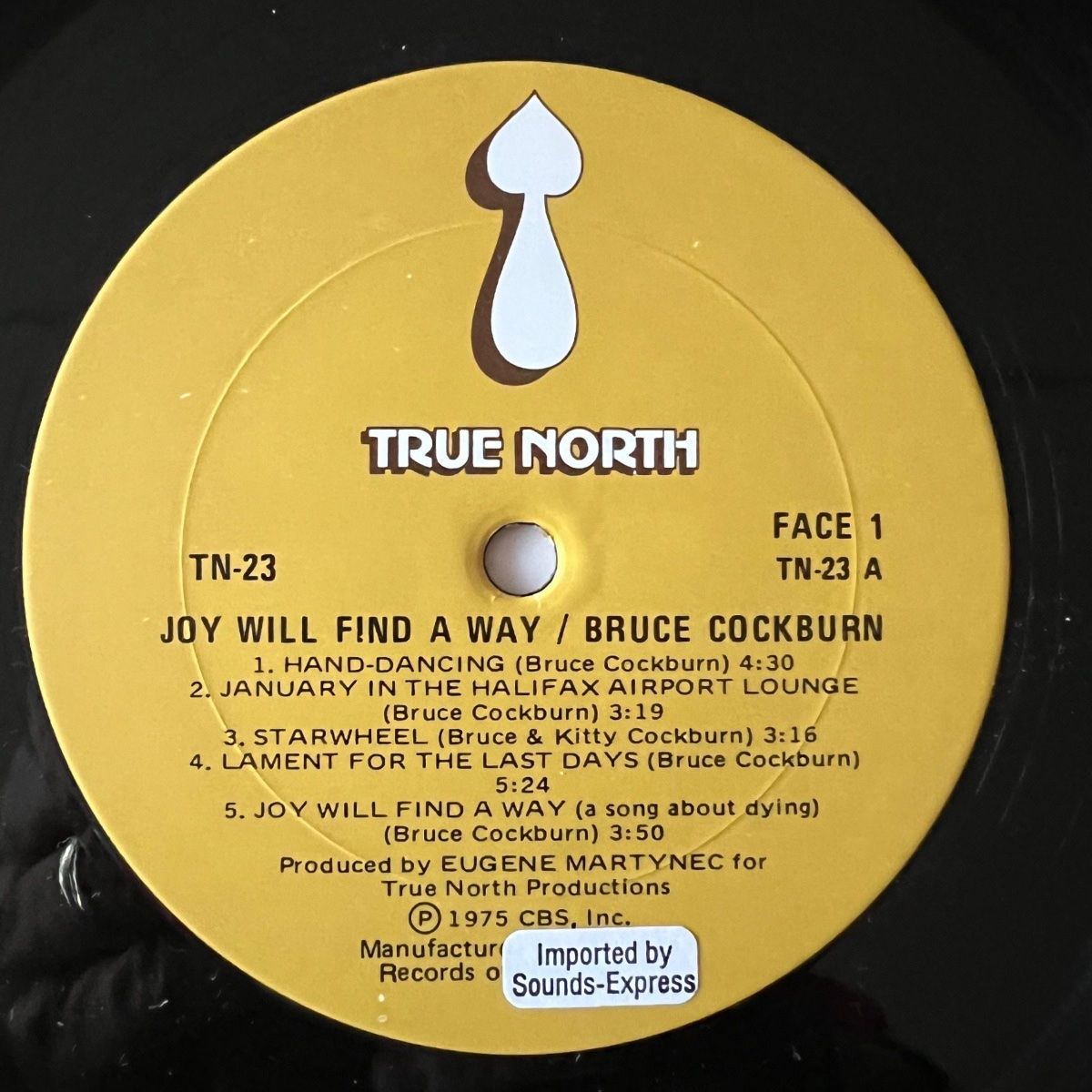 Bruce Cockburn - Joy Will Find A Way / 1. Canada Press. 1975 - (M-/M-)