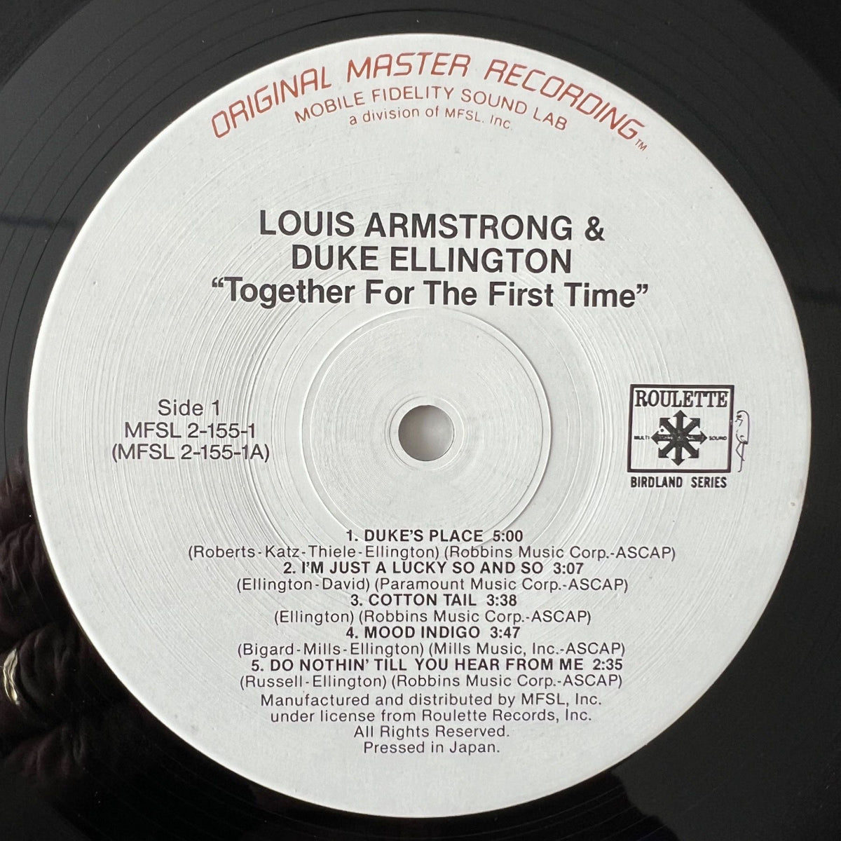 Louis Armstrong & Duke Ellington - The Great Reunion../ 2 LP - Audioph. MFSL 1984 - (M-/M-)