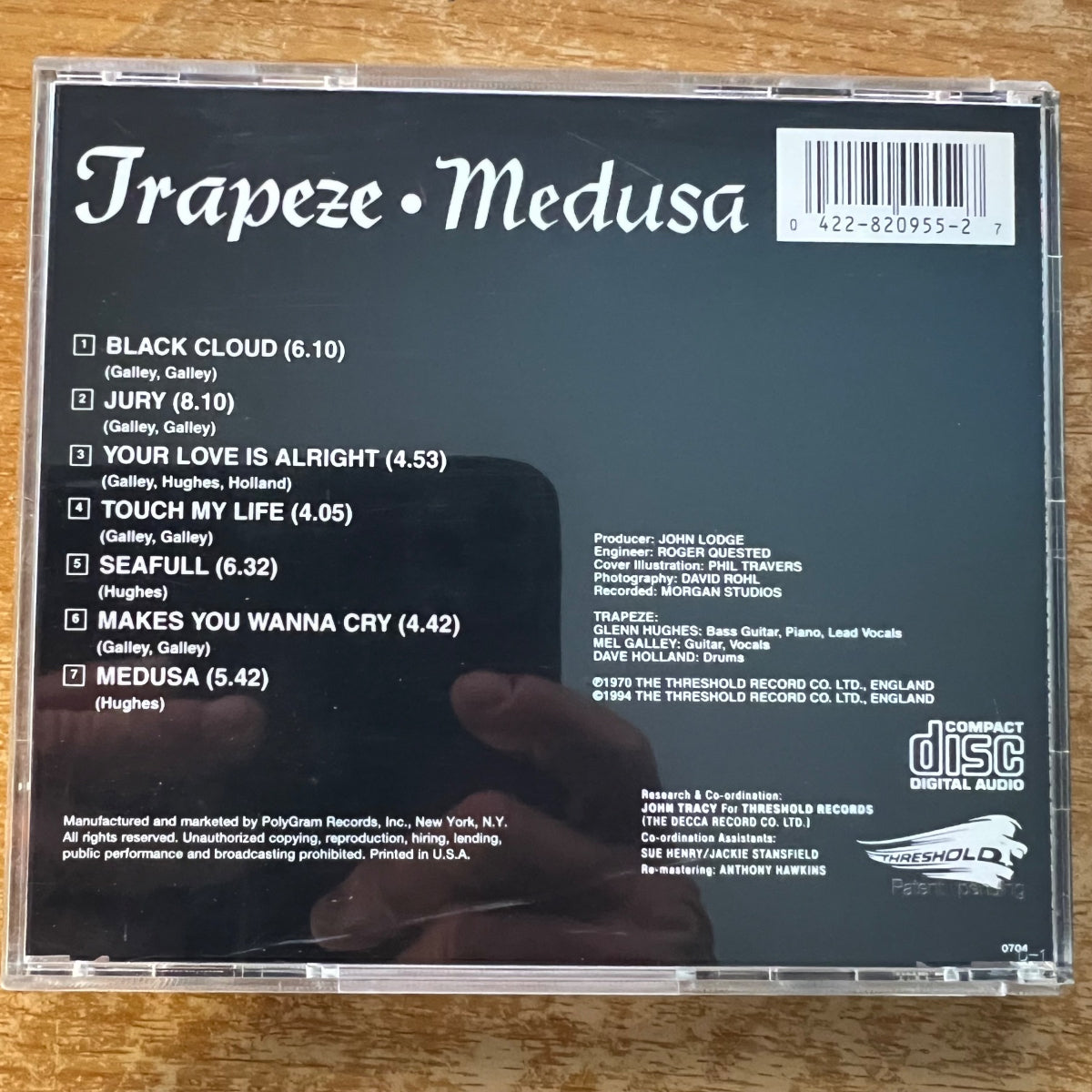 Trapeze - Medusa / CD - 1. US-Press. 1994 - (M-/M-)