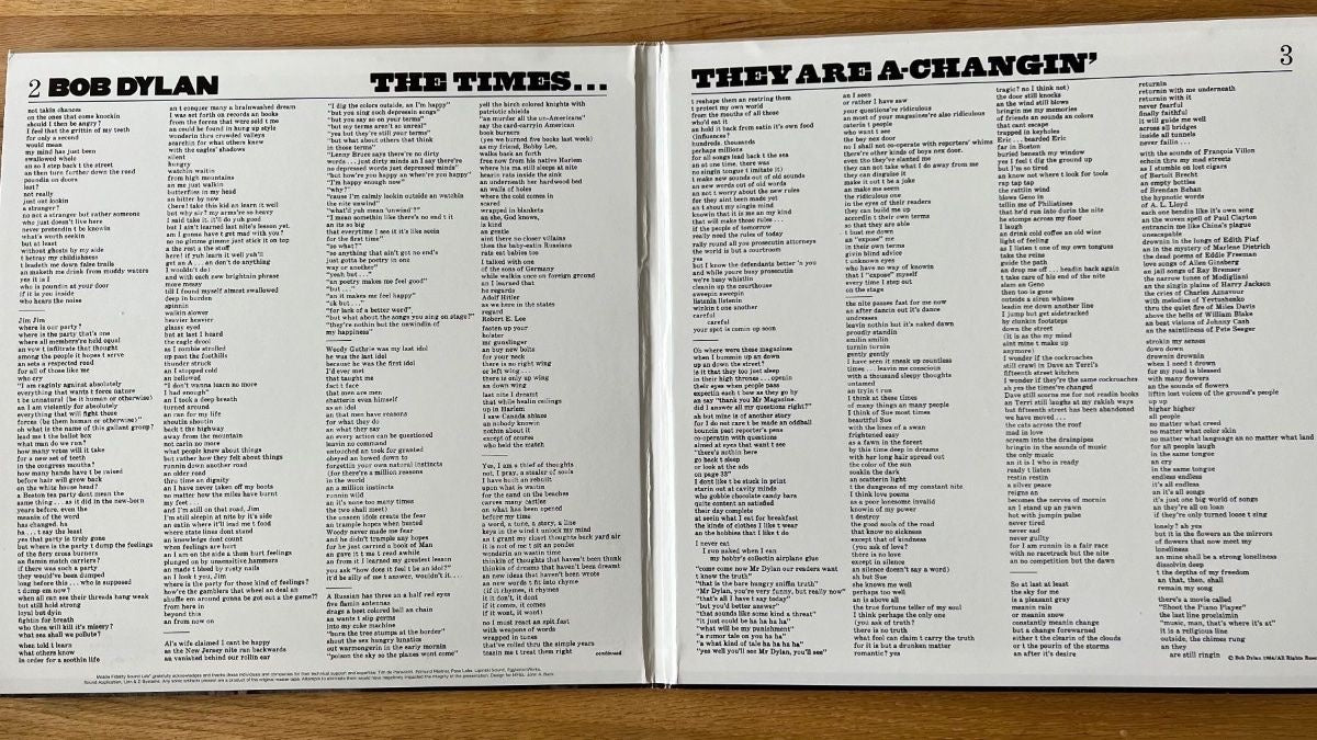 Bob Dylan - The Time They Are... / 2 LP - Audiophile MFSL 2014 - (Mint/M-)