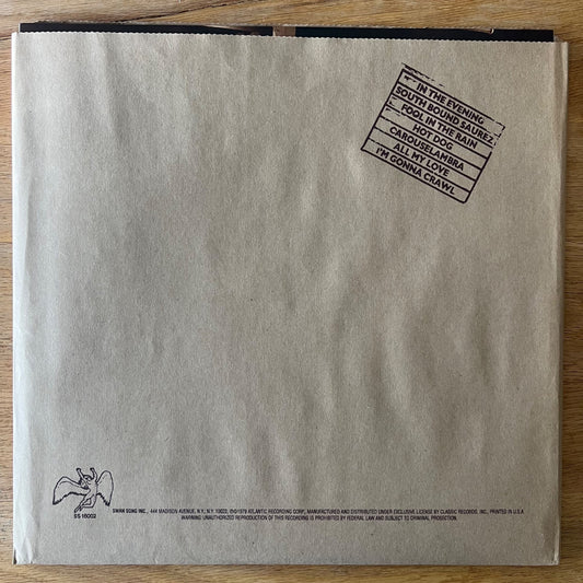 Led Zeppelin - In Through The Out Door / US 2001 - 200gr. Highy Quality - (M-/M-)