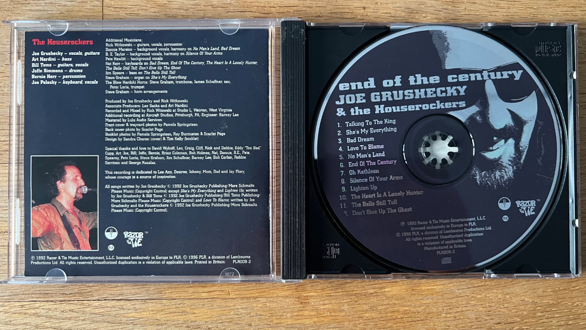 Joe Grushecky & The Houserockers - End Of The Century / CD - 1. EU-Press. 1996 - (M-/M-)