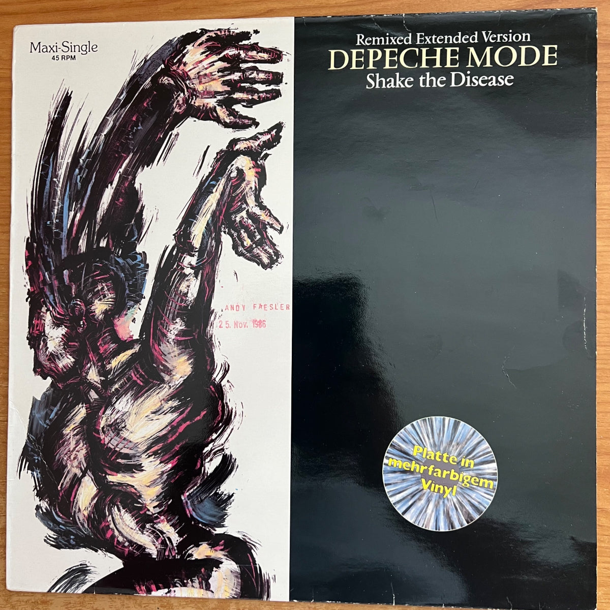 Depeche Mode - Shake The Disease (Remixed Ext. Vers.) / 1. D-Press. 1985 - (M-/VG+)
