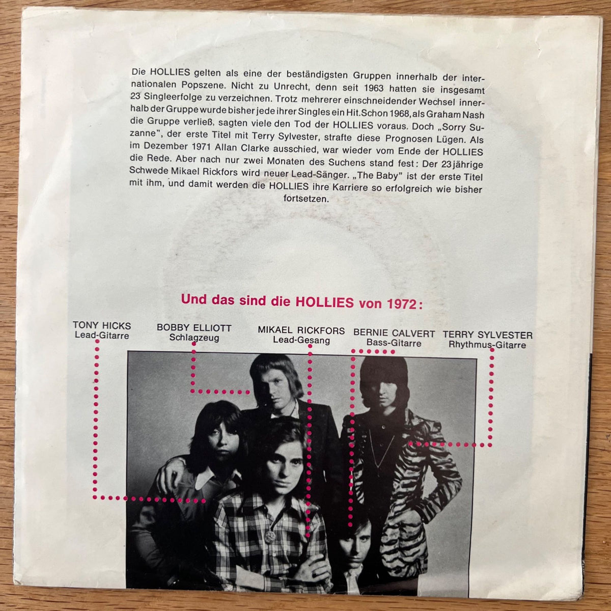 Hollies - The Baby / 1. D-Press. 1972 - (M-/VG+)