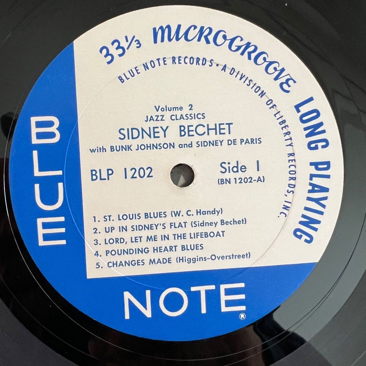 Sidney Bechet - Jazz Classics Vol. 2 / US Press. 196? - Blue Note - (M-/VG++)