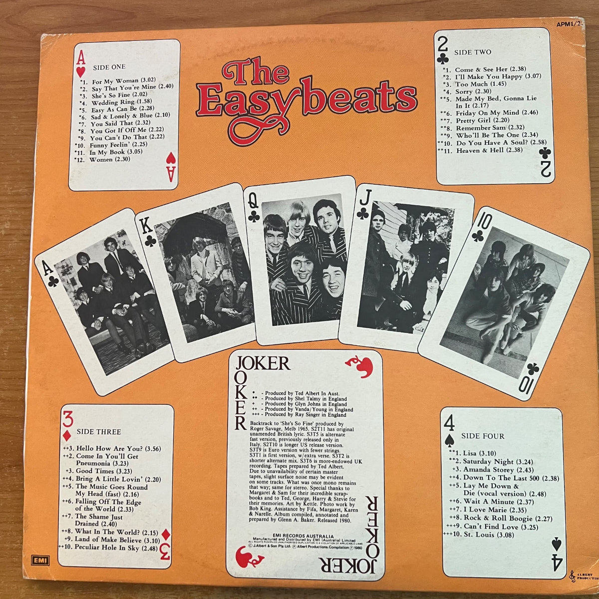 Easybeats - Absolute Anthology / 2 LP - 1. Pressage australien. 1980 - (M-/VG++)