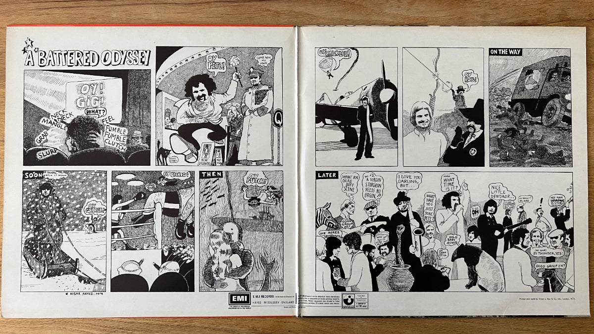 Pete Brown & His Battered Ornaments - A Meal You can Shake Hands With In The Dark / 1. UK-Press. 1969 - (M-/M-)