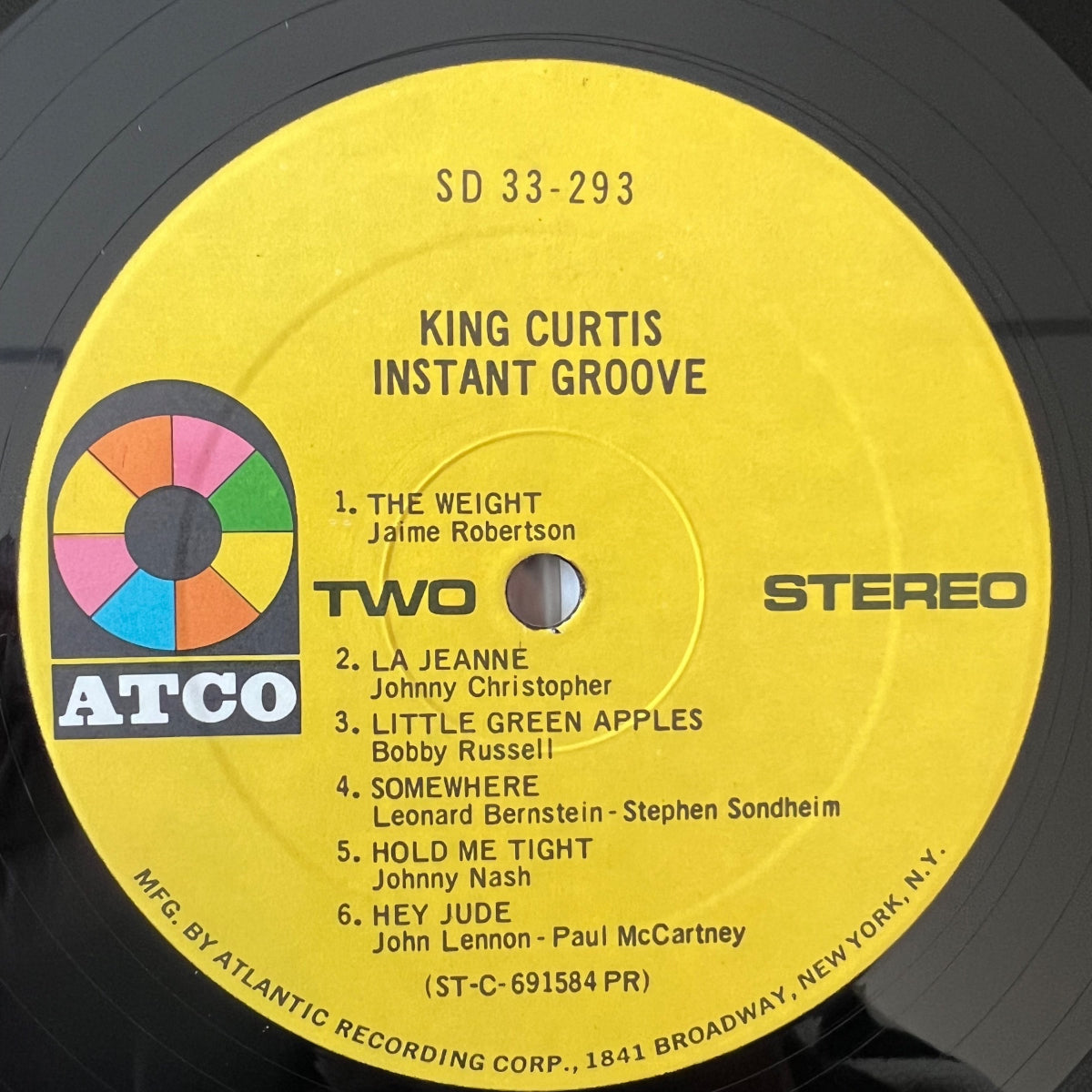King Curtis - Instant Groove / 1ère édition américaine. 1969 - (VG++/VG+)