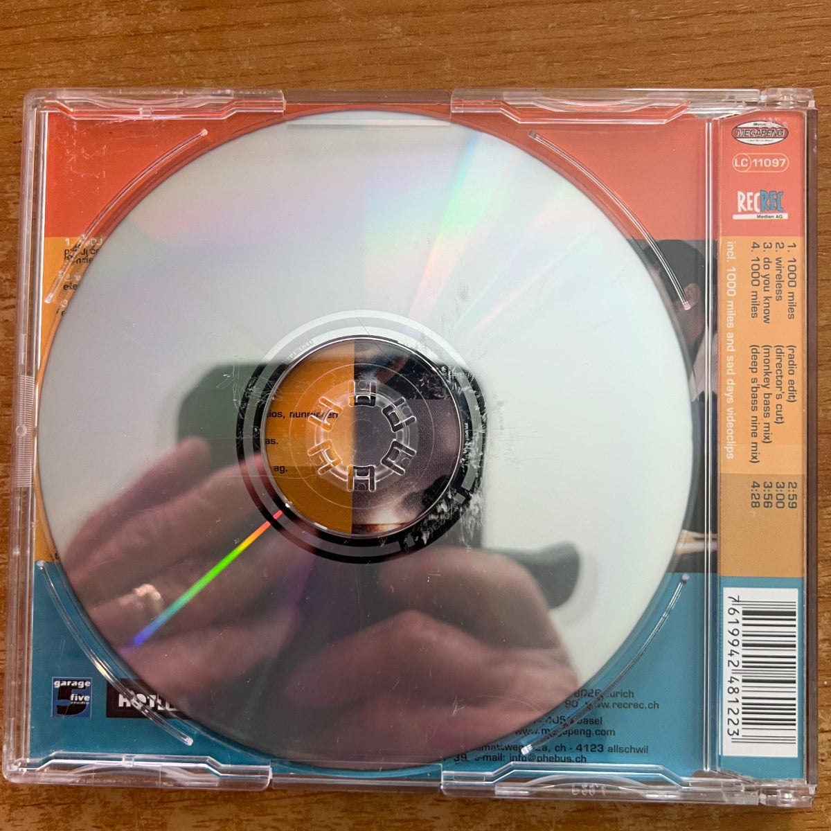 Phébus - 1000 Miles / CD-Single - 1. Swiss-Press. 2000 - (M-/M-)