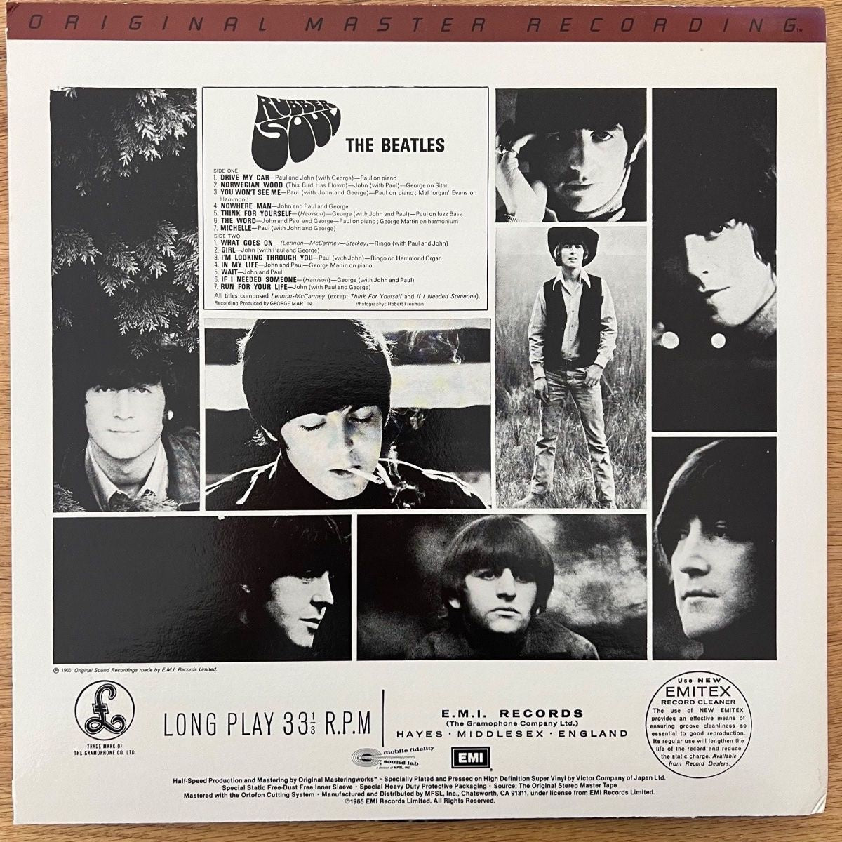 Beatles - Rubber Soul / Audiophile MFSL 1984 - (M-/VG++)