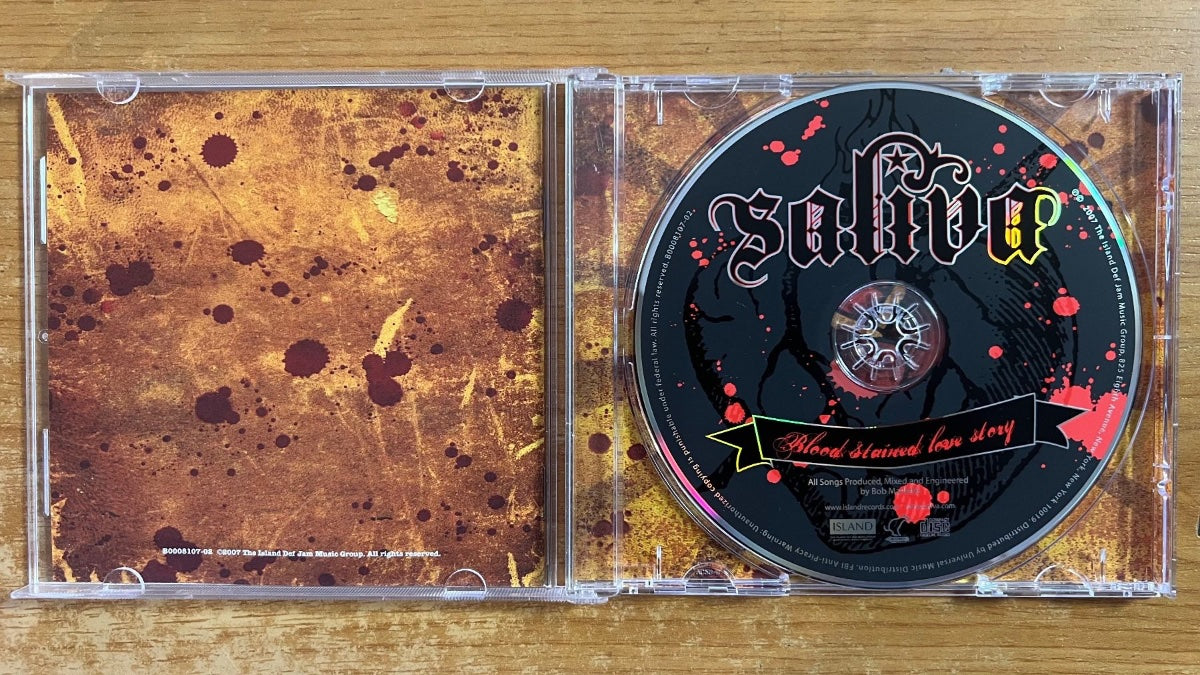 Saliva - Blood Stained Love Story / CD - 1ère édition américaine 2007 - (M-/M-)
