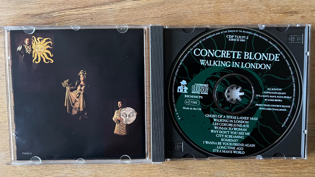 Concrete Blonde - Walking In London / CD - 1st EU Press. 1992 - (M-/M-)