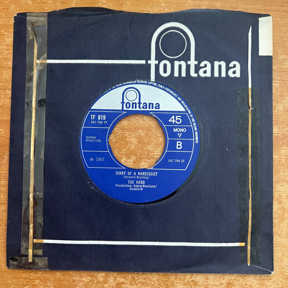 Herd - I Can Fly / 1. UK-Press. 1967 - (VG+/VG)